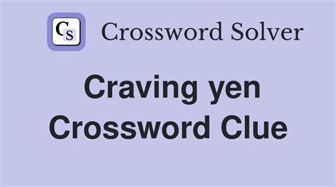 craving crossword clue|craving crossword clue 3 letters.